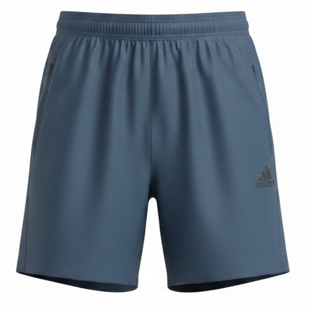 Adidas Mens L Primegreen Shorts GT8162 Navy Lightweight Athletic Zip Pockets NWT